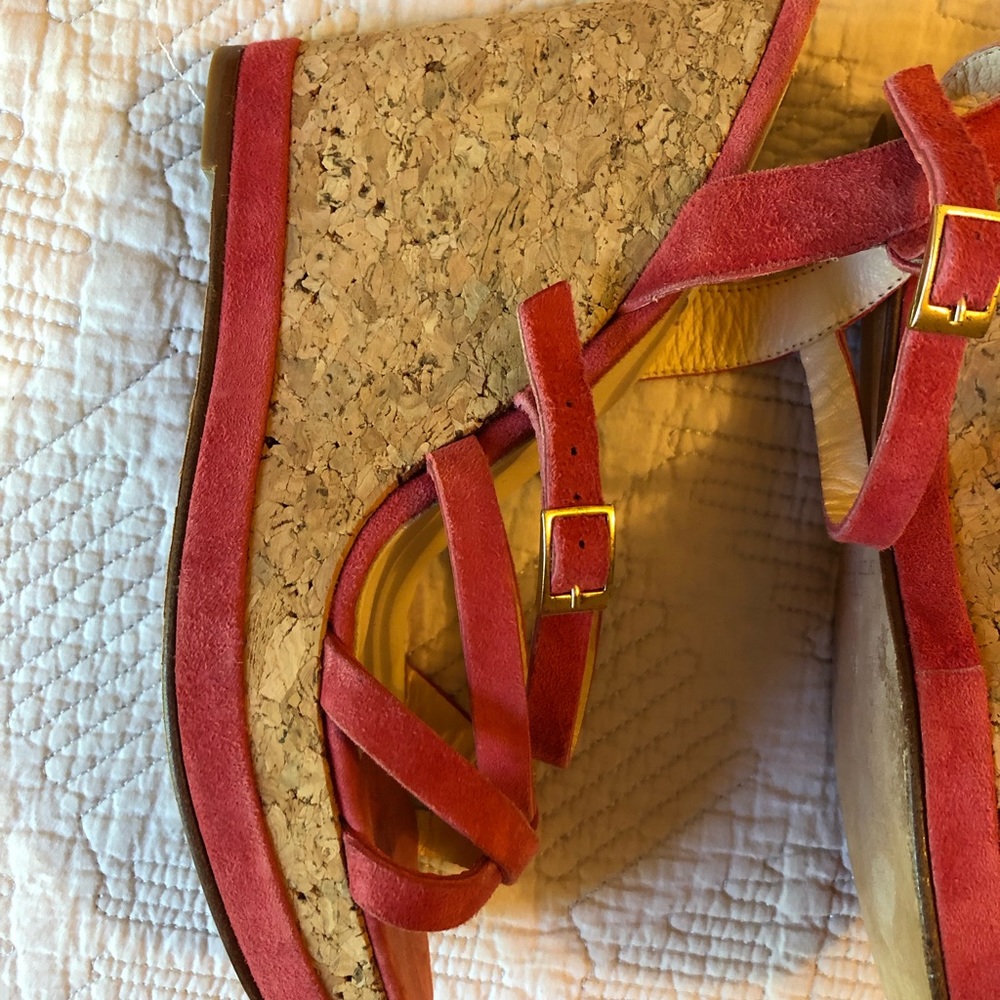 LK Bennett Cork wedge sandals - Picture 7 of 8